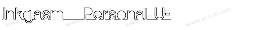 Inkgasm   Personal U字体转换
